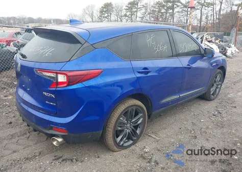 2023 Acura Rdx A-Spec Package z USA, uszkodzony, nr VIN 5J8TC2H65PL002619